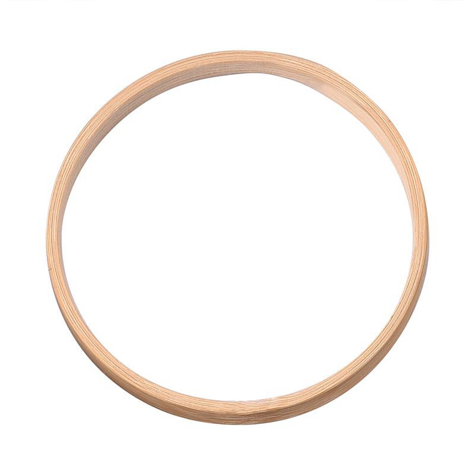 1Pcs Wooden Bamboo Floral Circle Hoop Macrame Hoop Wood Rings for Wedding Party Home DIY Flower Wreath Dream Catcher Frame Decor