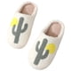 thumbnail image 3 of 1 par de pantuflas cálidas para mujer, pantuflas de felpa, pantuflas de señora, pantuflas peludas y esponjosas, 3 of 7