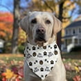 thumbnail image 2 of Dog Bandana 1 Pack,Halloween Happy Halloween Pumpkins and Spiders Bandanas for Dogs,Cat Bandana,Small/ Large Dog Bandana 2 Size,Dog Bandanas Girl Boy, 2 of 5