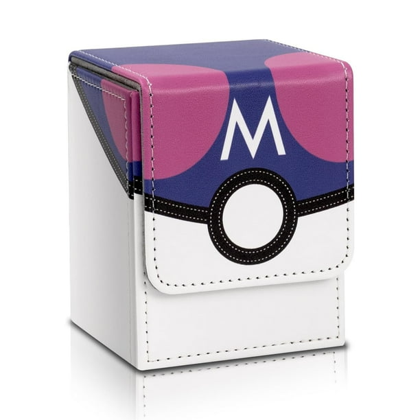 Estuches para tarjetas coleccionables, caja para guardar barajas, caja magnética para tarjetas, con capacidad para unas 100 tarjetas