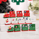 thumbnail image 2 of Christmas Wooden Train Ornament Cute Painted Toy Train With Santa Claus Snowman Crafts For New Year Xmas Party Decor Kids Gifts, 2 of 5