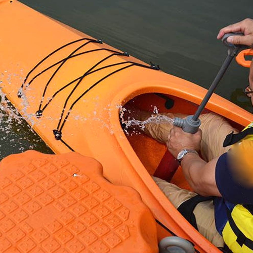 WINDLAND Hand Water Pump Portable Sump Pump, Must Have Emergencies Equipment for Kayaker