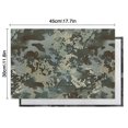 thumbnail image 6 of Gray Green Camo Textured Pattern Summer Placemats Table Placemats Set Of 4-Linen Kitchen Washable Placemats Table Mats 11.8"x17.7" Non-Slip Heat Resistant, 6 of 6