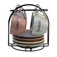 thumbnail image 3 of Juego de Tazas Top Choice de Porcelana para Café 90 Ml 4 Piezas con Platos y Organizador de Metal, 3 of 12