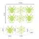 thumbnail image 3 of Seyotauo 2 PCS Glow in The Dark Halloween Spiders Wall Decals 3D Luminous Spiders Halloween Wall Decorations Stickers Glowing Spiders Self-Adhesive Window Clings for Scary Halloween Theme Party, 3 of 7