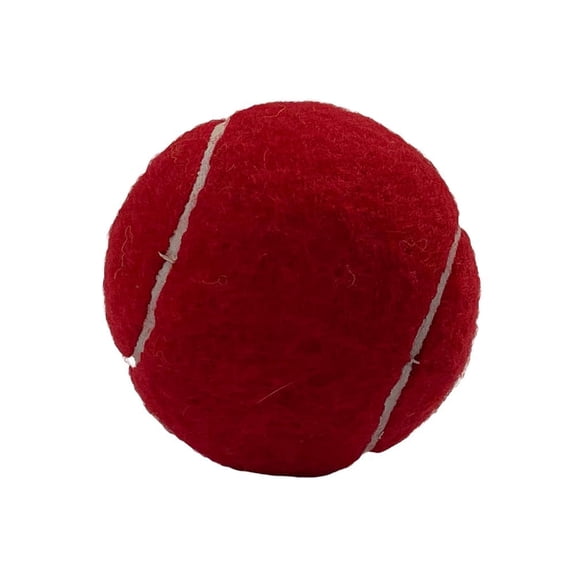 Amber Fight Gear Tennis-Ball Size Cricket Ball Durable Felt-Covered Red Ball with Solid Core for Long-Lasting Pressure-Resistant Play, Set of 12