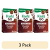 (3 pack) Kashi GO Breakfast Cereal, Vegan Protein, Fiber Cereal, Family Size, Chocolate Crunch, 19.9oz Box (1 Box)