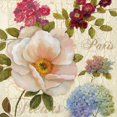 thumbnail image 3 of Nan 15x15 Black Modern Framed Museum Art Print Titled - Paris Fleurs, 3 of 5