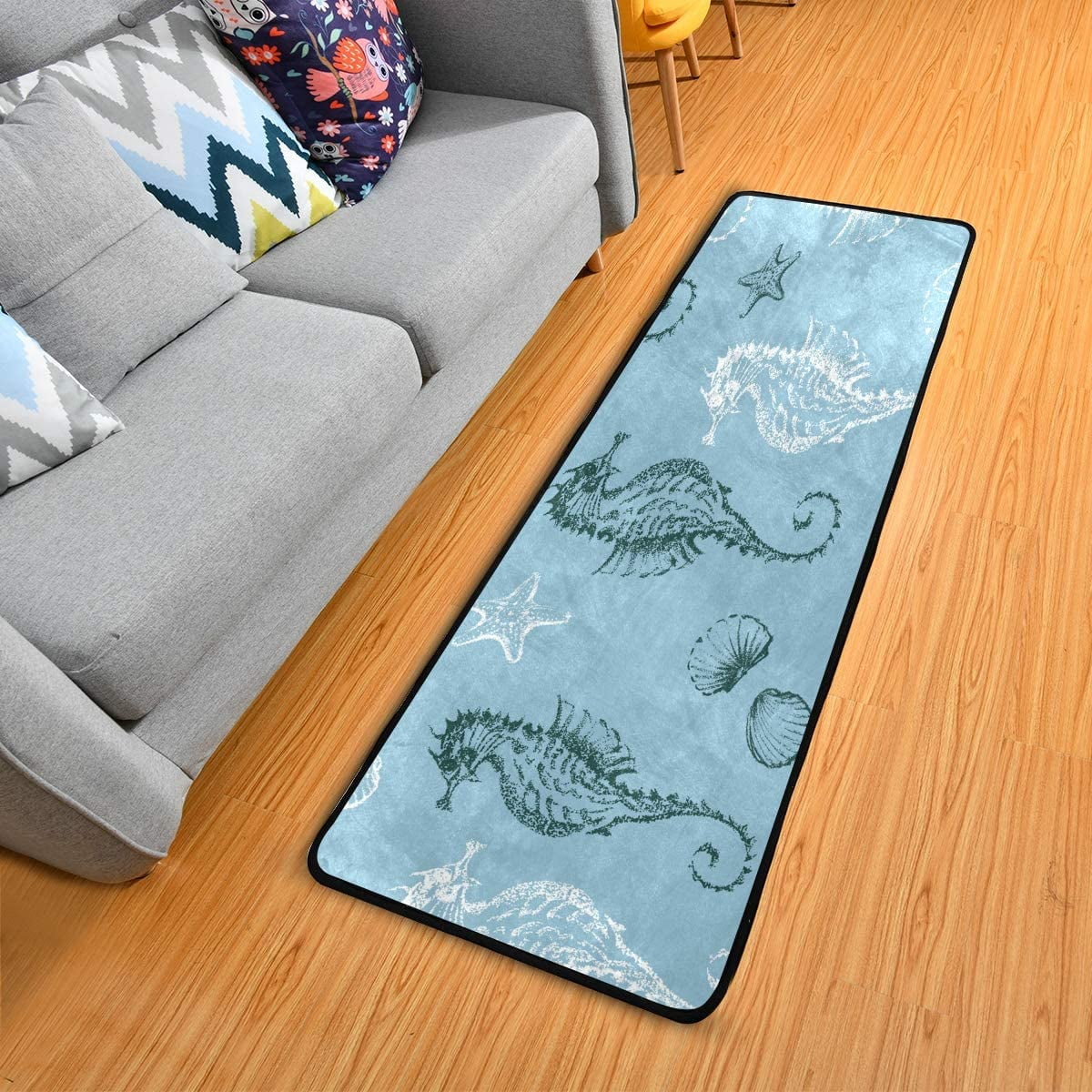 Cool Steampunk Gears Floor Pad Rugs Quick Dry Throw Bath Rugs Yoga Mat Non-Slip Throw Rugs Carpet Bedroom Livingroom Sitting-Room Queen Size Area Rug Home Decor 