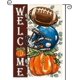 thumbnail image 1 of Bandera de jardín de fútbol de otoño de doble cara para exteriores, bienvenida al otoño, calabaza de temporada, bandera para casa al aire libre, roja, 1 of 6