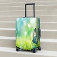 thumbnail image 6 of Hirioo green grass and butterfly for Elasticity Suitcase Cover (No luggage Included) Durable Luggage Protector Fits 18-32 Inch Luggage-Small, 6 of 7