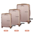 thumbnail image 2 of 3 PCS Modern Travel Trolley TSA Luggage Set, Soft Rosegold, 2 of 3