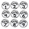 thumbnail image 1 of Ensemble de Patchs Thing 1-9, 1 of 1