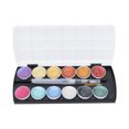 thumbnail image 4 of Watercolor Paint Solid 12 Colors Portable Pigment Art Set for Painting Graffit Design, 4 of 8