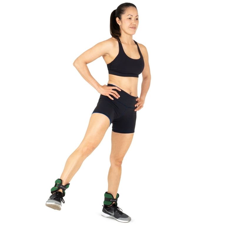 Squats with ankle 2025 weights