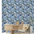 thumbnail image 5 of Tempaper Bahama Palm Indigo Breeze Peel and Stick Wallpaper, 20.5" x 16.5', 5 of 7