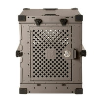 Impact Dog Crates Collapsible Dog Crate, Gray, 30" (30.5"L x 20.5"W x 26"H)