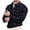 Navy, variant on JURANMO Dress Shirts for Men 2025 Fashion Hot Stamping Printed Blouse Long Sleeve Casual Button Down Shirt Muscle Fit Work Tops Clearance White XXL
