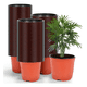 thumbnail image 1 of Macetas Plástico Decorativa Plántula Cactus 100pcs 3.6 Pulgada Macetas De Plástico Xtellar cafe, 1 of 4