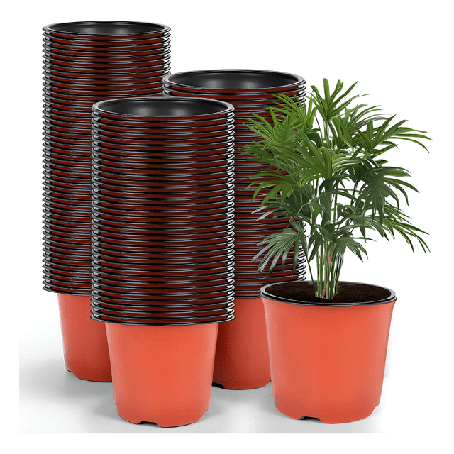 Macetas Plástico Decorativa Plántula Cactus 100pcs 3.6 Pulgada Macetas De Plástico Xtellar cafe