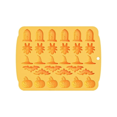 

JULYING Pudding Moulds Ice Cube Molds Cake Chocolate Mould 4 Colors for Halloween