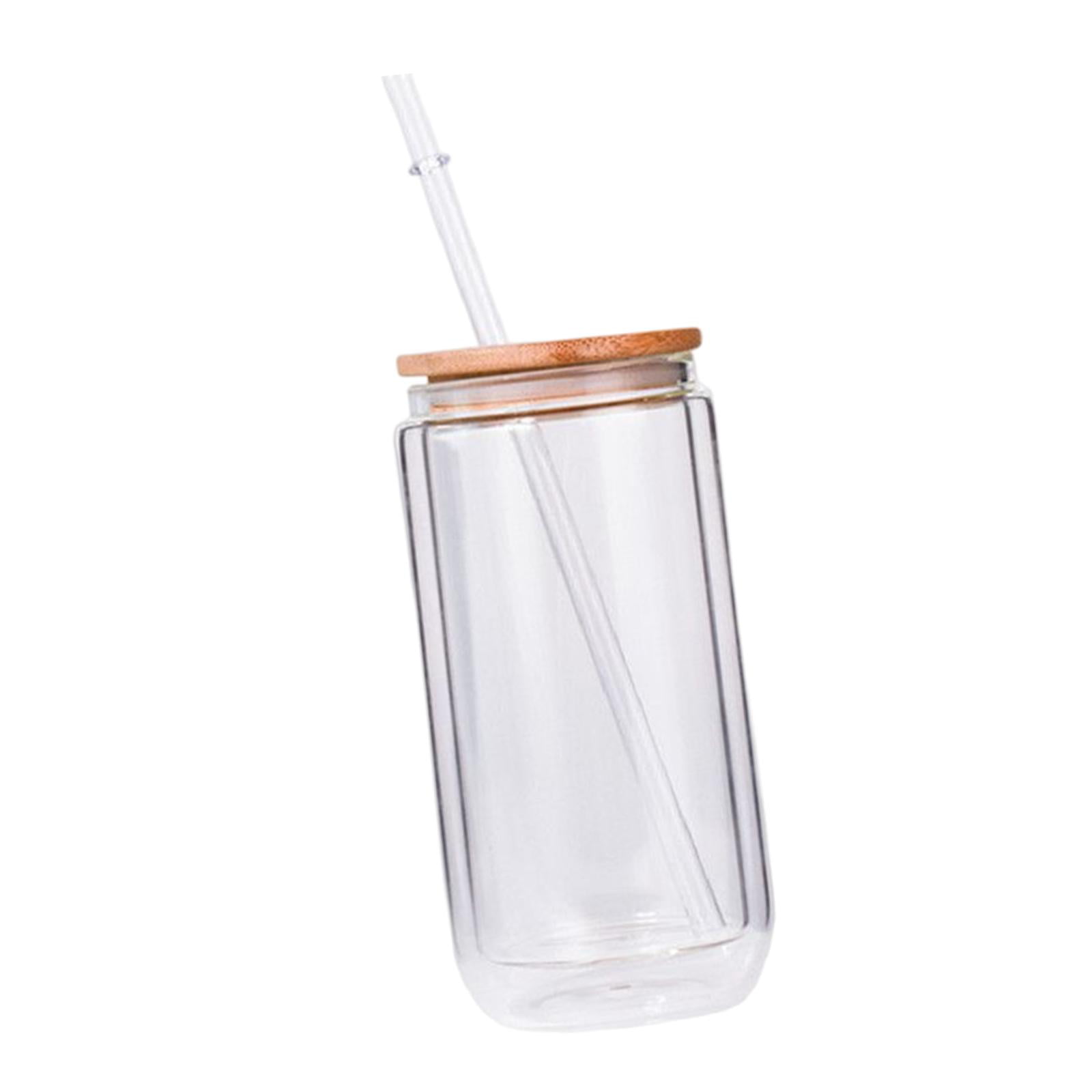 Fullstar fullstar glass cups with lids and straws - drinking glasses, glass  tumbler with straw and lid, iced coffee cups, glass coffee