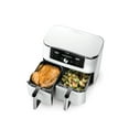 thumbnail image 4 of Ninja Foodi 4-in-1 10 Qt. XL 2-Basket Air Fryer with Dual Zone Technology, White, DZ300CWH, 4 of 7