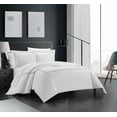 thumbnail image 2 of Chic Home Nella 3-Piece Solid Color Cotton Duvet Cover Set, King, Grey, 2 of 5