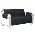 thumbnail image 4 of Cover Bonanza Indoor Loveseat Slipcover, 54 x 21 x 25 inch, Black/Charcoal, 4 of 9