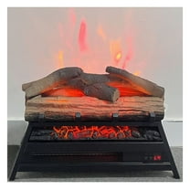 23 inch Electric Fireplace 3D Log set insert, Infrared Fireplace Heater for Indoor