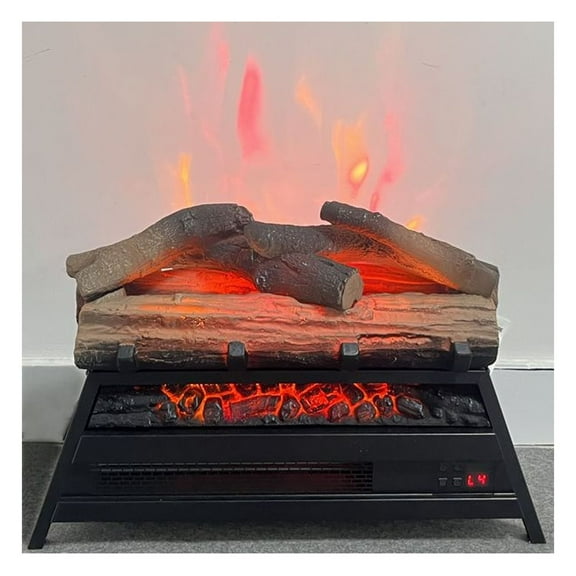 23 inch Electric Fireplace 3D Log set insert, Infrared Fireplace Heater for Indoor
