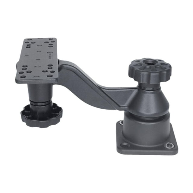 Base de montaje para sonda de pesca, placa de montaje universal de aleación de aluminio, giratoria 360 grados Estilo A