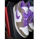 thumbnail image 2 of N I-K-E A i r-Jor-dan 1 Low Mens Size 11 Palomino White Wild Berry Purple Tried On, 2 of 5