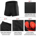 thumbnail image 4 of Pantalones cortos de ciclismo para hombre, ropa interior de ciclismo con Gel acolchado 3d, ropa interior transpirable para ciclismo, pantalones cortos para bicicleta, 4 of 4