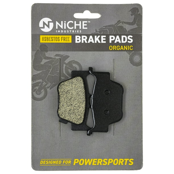 Niche Rear Center Brake Pad Set for Honda Rancher 420 Organic ATV