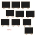 thumbnail image 1 of Mini pizarra de madera con forma de rectángulo, tablero de boda, decoración de mesa, mensaje, aviso, pizarra pequeña 10 Piezas Advancent JJ14908-00, 1 of 6