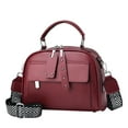 thumbnail image 4 of Fashion Multi-Function Large-Capacity Shoulder Bag Messenger Bag 褋褍屑泻邪 卸械薪褋泻邪褟 褔械褉械蟹 锌谢械褔芯 Luxury Bags Women Torebka Damska Earthy Yellow One Size, 4 of 6