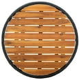 thumbnail image 5 of vidaXL Tea Table Black PE Rattan Small Foldable Tea Table Round, 5 of 6