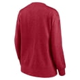 thumbnail image 3 of Women's Fanatics Heathered Crimson Oklahoma Sooners Jump Distribution Pullover Sweatshirt, 3 of 3