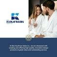 thumbnail image 7 of Kaufman - Embroidered Bathrobe Waffle Kimono Set of 2 Spa Robes 100% Cotton - His/Hers, 7 of 7