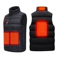 thumbnail image 3 of QATAINLAV Heated Vest for Men and Women - Upgrade Electric Charging Vest Rechargeable Warming Heat Vest Black M, 3 of 8