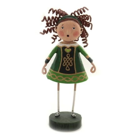 Lori Mitchell Celtic Katie - One Figurine 6.5 Inch, Polyresin - Irish Saint Patricks Day 12294.