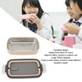 thumbnail image 4 of Lonchera Bento Envase de Comida para el Almuerzo de Acero Inoxidable Contenedores de Almuerzo Aislados Caja Bento Contenedores de Almacenamiento de Alimentos para Estudiantes ANGGREK Otros, 4 of 8
