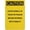 Warning Sign 5, variant on Caution Bee Safety Spanish Sign, 8"x12" Metal Danger Warning Sign, Indoor Outdoor Man Cave Yard Sign