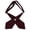 burgundy, variant on Girls Adjustable Solid Color Cross Tie