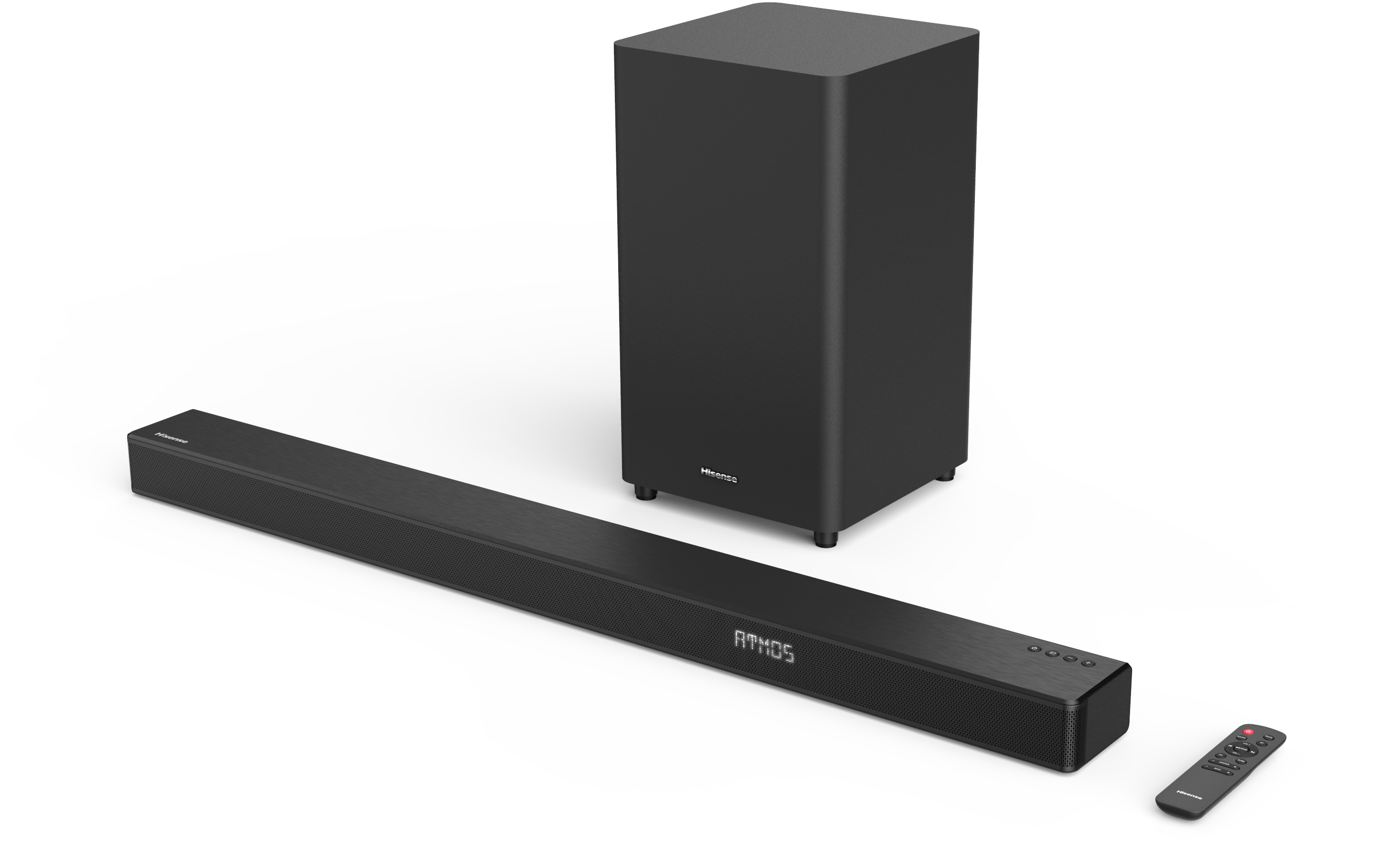 Hisense HS312 3.1ch Sound Bar with Wireless Subwoofer, 300W, Dolby Atmos, 4K Pass-Through, Cinematic Experience, One Remote Contorl, Bluetooth, HDMI ARC/Optical/AUX/USB (Model HS312) Black - image 4 of 22