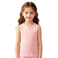 thumbnail image 3 of HGIEYS Little Girls Solid Colors Soft Undershirt Sleeveless Shirts Kids Comfort Breathable Tank Tops 2-3 Years, 3 of 5