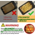 thumbnail image 3 of 100 Pieces, Disposable Air Fryer Parchment Paper Liner rectangle, 3 of 5