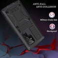 thumbnail image 6 of Compatible Samsung Galaxy S23 Ultra Metal Phone Case with Screen Protector,3 Layers Full Body Shockproof Dustproof Aluminium Silicone Case for Samsung Galaxy S23 Ultra Case with Kickstand Black, 6 of 14
