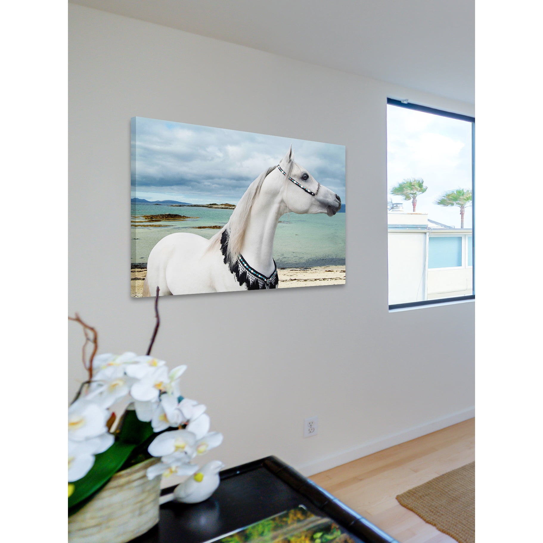 "Arabian Sea" Painting Print on Wrapped Canvas
